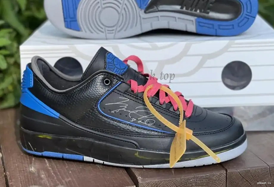 blue x materials Air Jordan ship God Low 2 ready OFF-WHITE retail to PK 0513